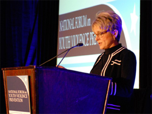 Photo  of OJJDP Acting Administrator Melodee Hanes.