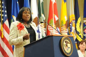 Photo of Yvonne Pointer, the mother of an abducted child.