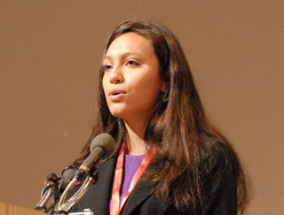 Lorna Her Many Horses of the Sicangu Lakota tribe sings The Star Spangled Banner in the Lakota language.