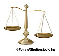 photo of scales of justice