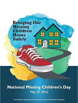 2016 Bringing Our Missing Children Home Safely Poster