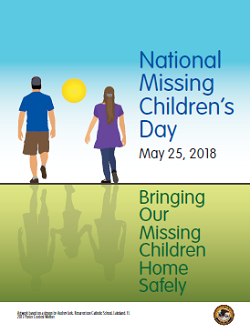 2018 Bringing Our Missing Children Home Safely Poster