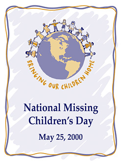 2000 National Missing Children�s Day Poster
